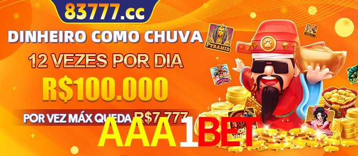 Banner do programa de recompensas Recomende para amigos do AAA1BET, detalhando os bônus por convidar amigos, com prêmios que chegam a R$288.888.